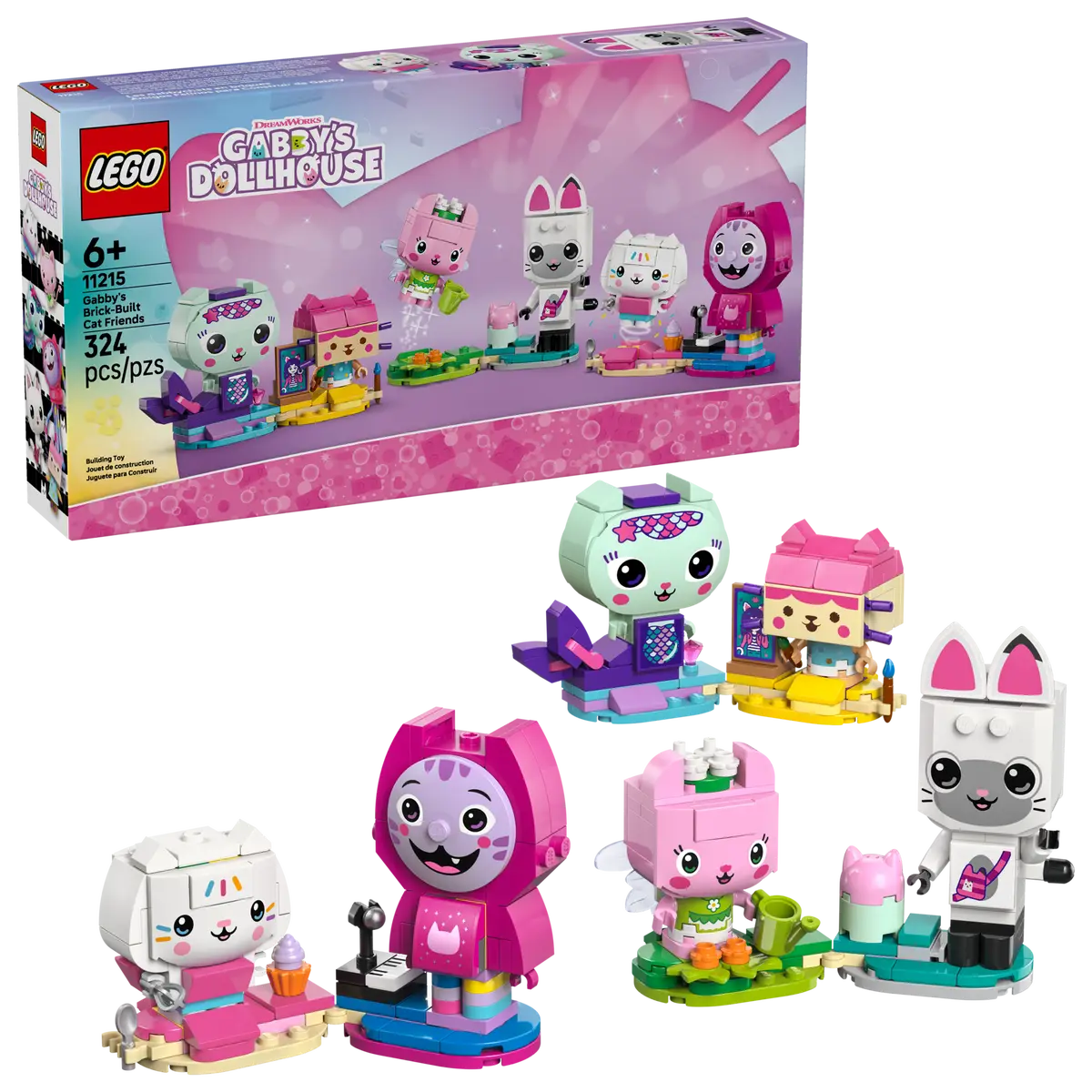 LEGO 11215 GABBY'S DOLLHOUSE - GABBY'S BRICK-BUILT CAT FRIENDS - Image 7