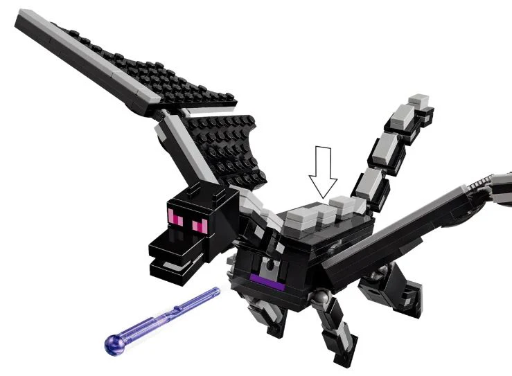 LEGO 21264 MINECRAFT - THE ENDER DRAGON AND THE END SHIP - Image 3
