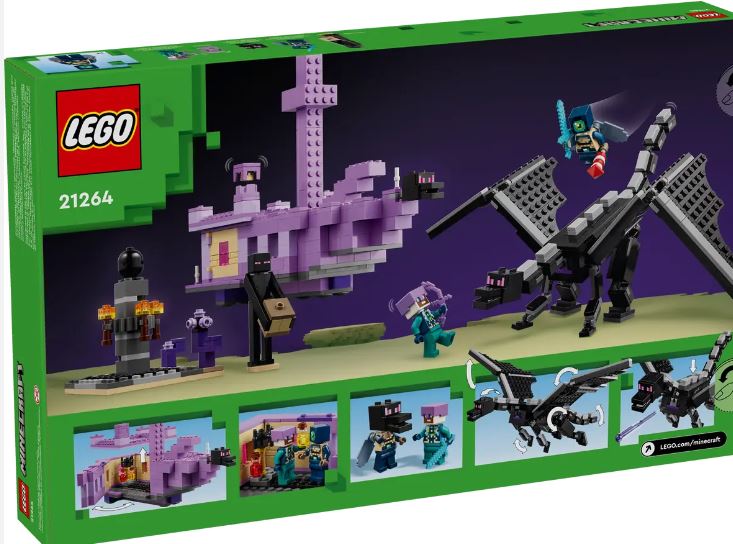 LEGO 21264 MINECRAFT - THE ENDER DRAGON AND THE END SHIP - Image 6