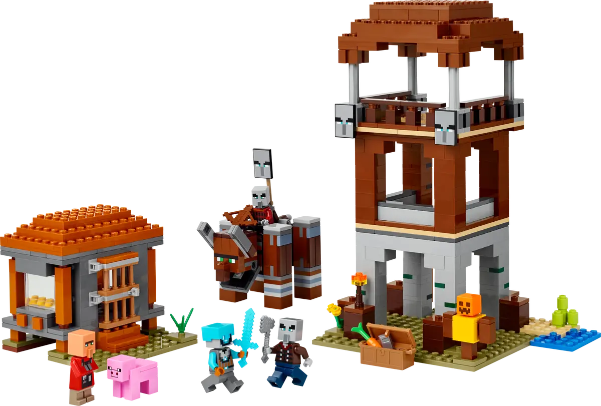 LEGO 21278 MINECRAFT - THE PILLAGER OUTPOST AND RAVAGER - Image 2