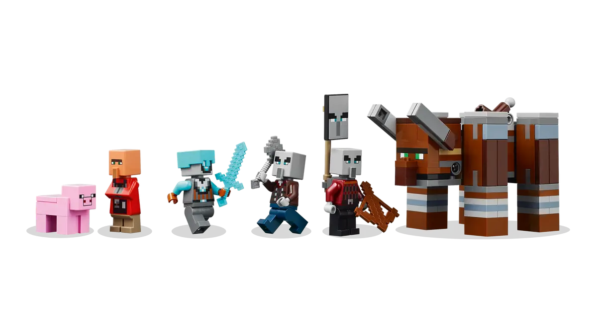 LEGO 21278 MINECRAFT - THE PILLAGER OUTPOST AND RAVAGER - Image 3