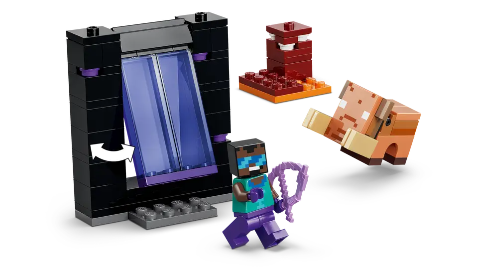 LEGO 21584 MINECRAFT - NETHER AND END PORTAL JOURNEY - Image 4