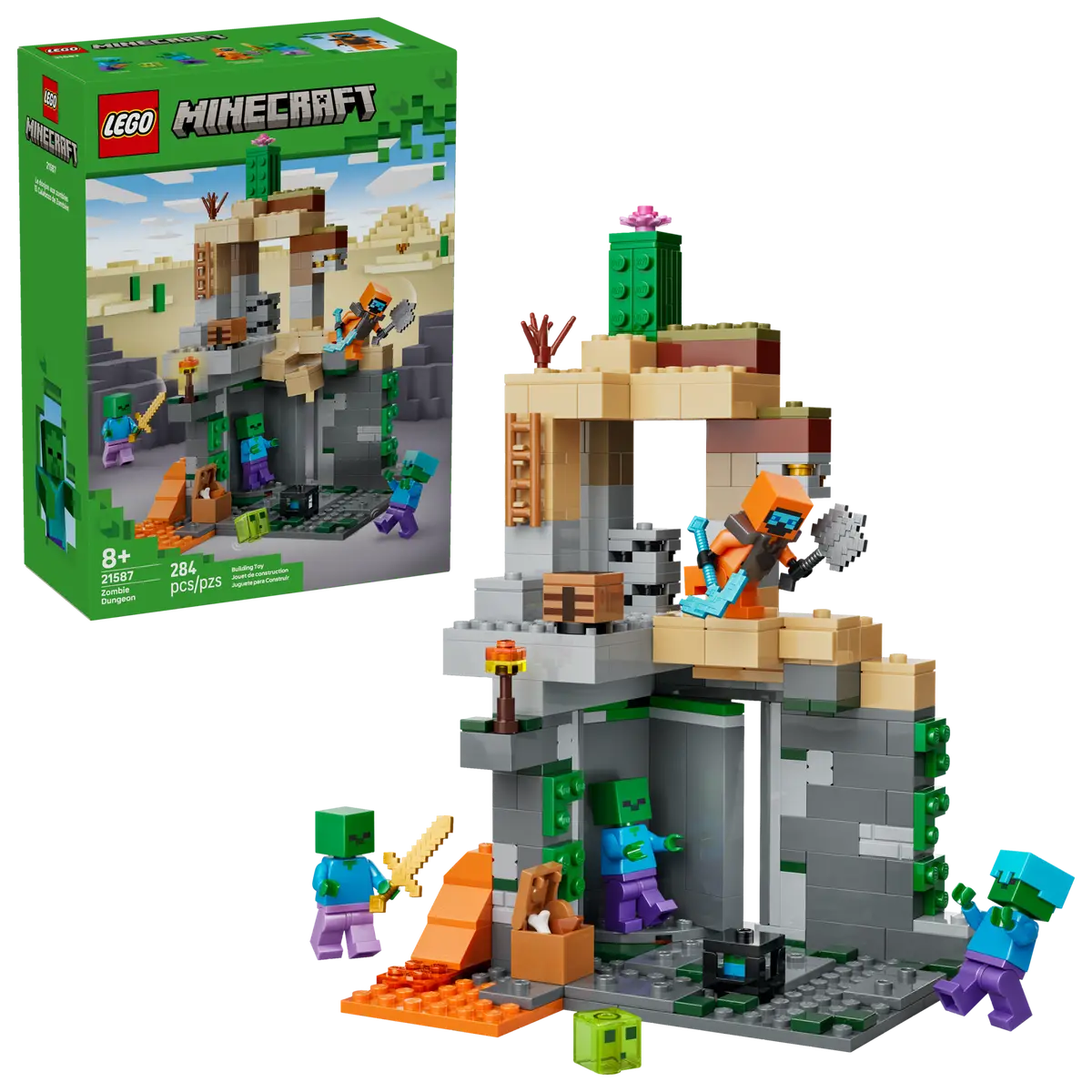 LEGO 21587 MINECRAFT - ZOMBIE DUNGEON