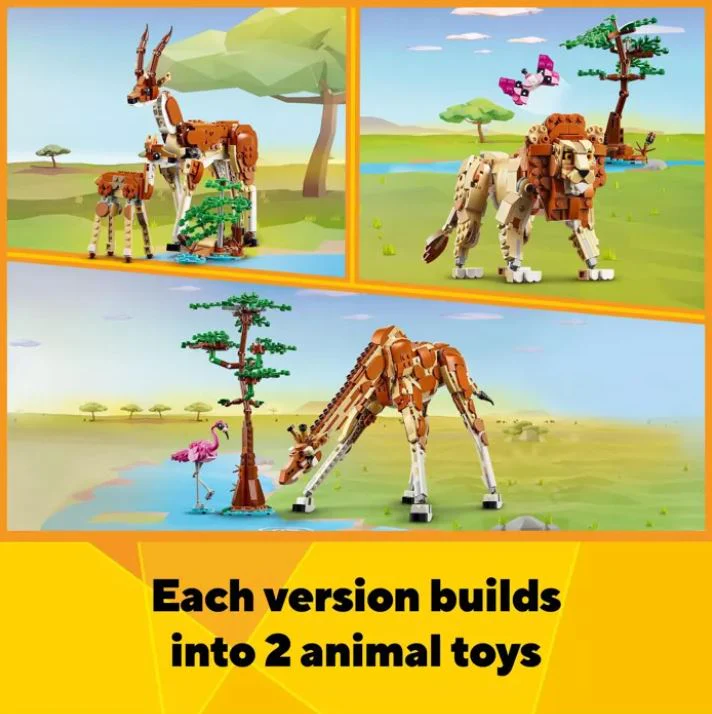 LEGO 31150 CREATOR - WILD SAFARI ANIMALS - Image 5