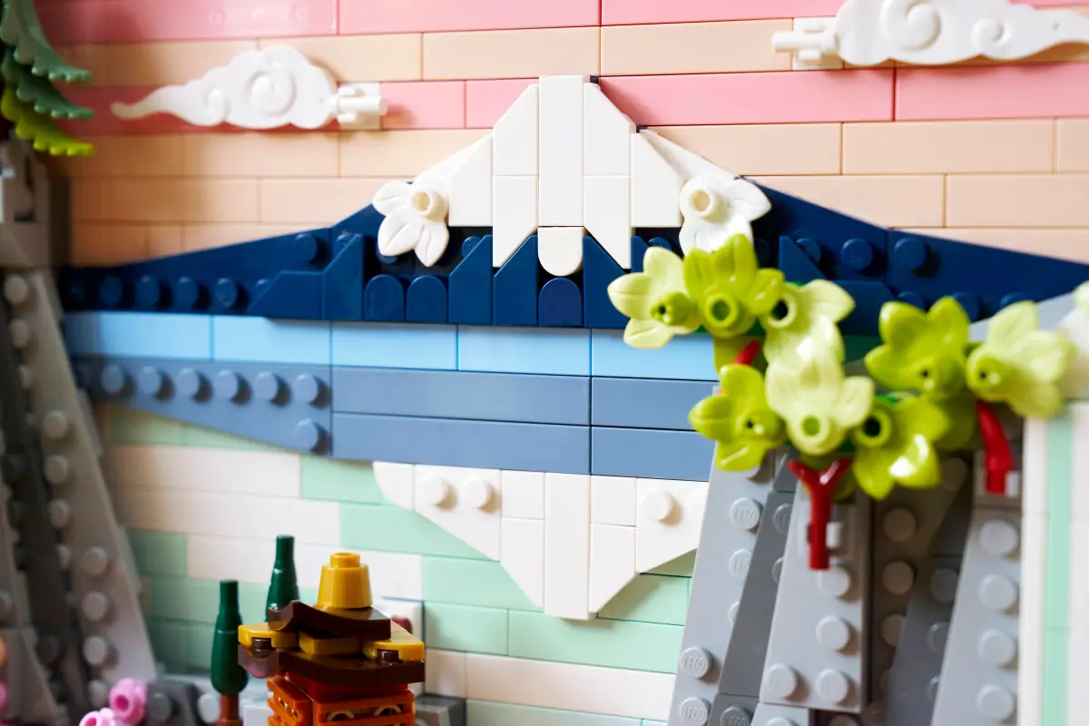 LEGO 31218 ART - JAPANESE CHERRY BLOSSOM LANDSCAPE - Image 8