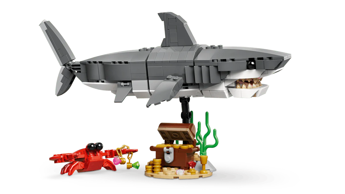 LEGO 31381 CRFEATOR - FIERCE SHARK WITH A TREASURE CHEST 3 IN 1 - Image 5