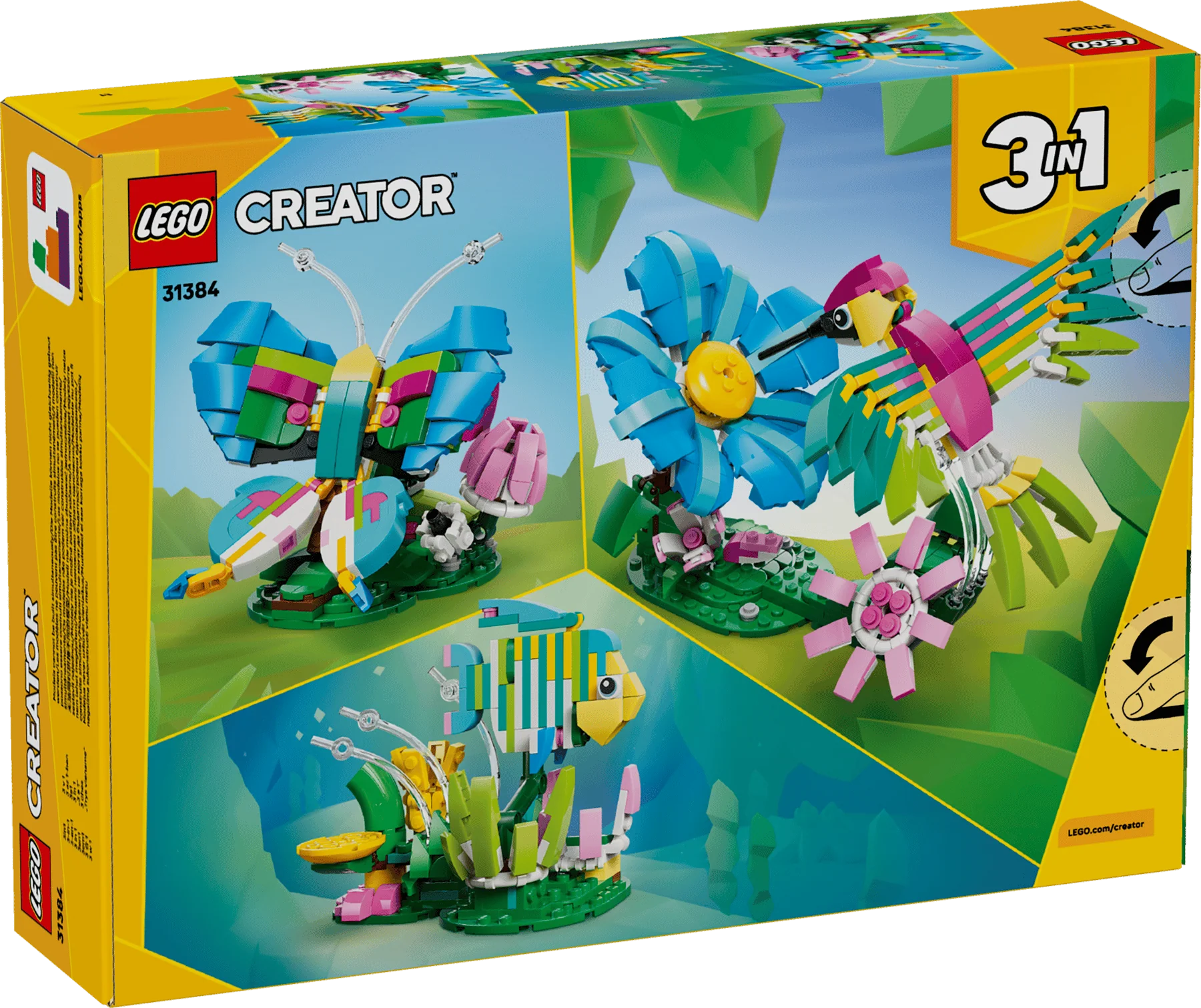 LEGO 31384 CREATOR - COLORFUL HUMMINGBIRD 3 IN 1 - Image 5