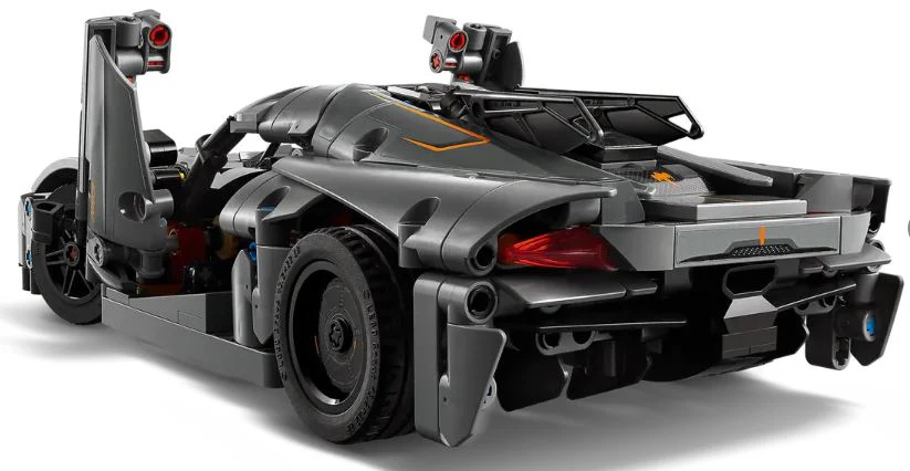 LEGO 42173 - TECHNIC - KOENIGSEGG JESKO ABSOLUT GRAY HYPERCAR - Image 5
