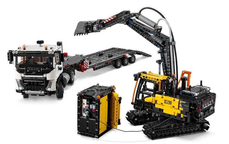 LEGO 42175 TECHNIC VOLVO FMX TRUCK & EC230 ELECTRIC EXCAVATOR - Image 5