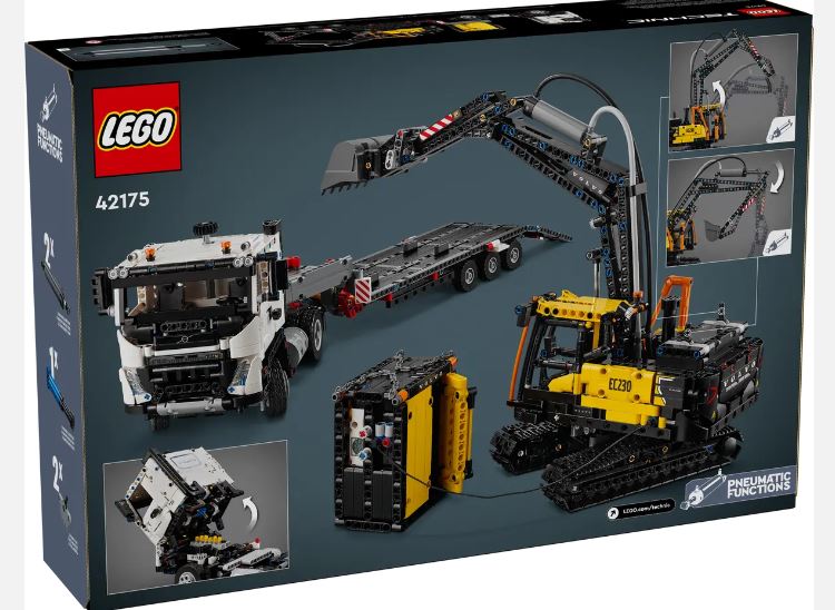 LEGO 42175 TECHNIC VOLVO FMX TRUCK & EC230 ELECTRIC EXCAVATOR - Image 8