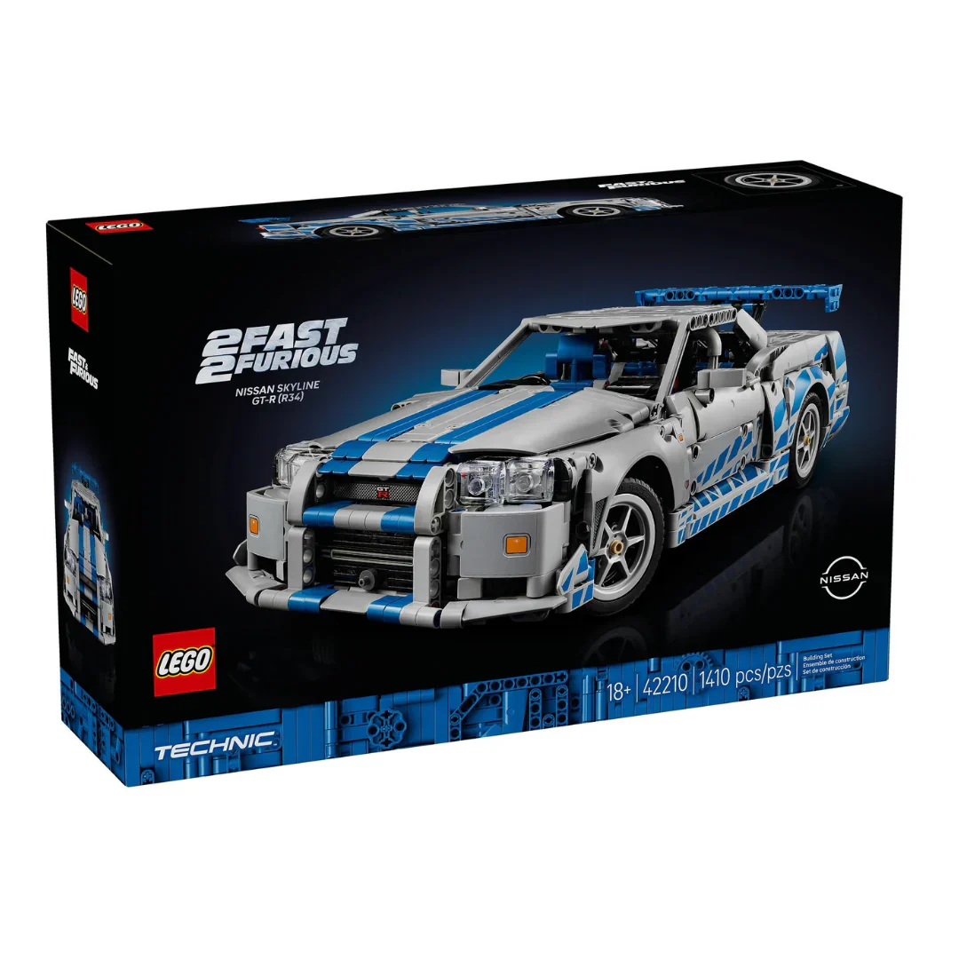 LEGO 42210 TECHNIC  2 FAST 2 FURIOUS NISSAN SKYLINE GT-R (R34) CAR