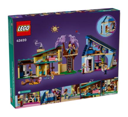 LEGO 42620 OLLY AND PAISLEY'S FAMILY HOUSES - Image 3