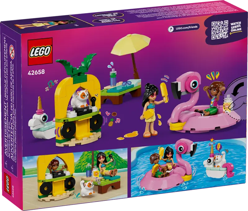 LEGO 42658 FRIENDS - UNICORN AND FLAMINGO POOL PARTY - Image 2