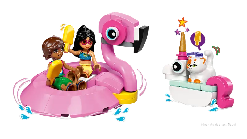 LEGO 42658 FRIENDS - UNICORN AND FLAMINGO POOL PARTY - Image 5