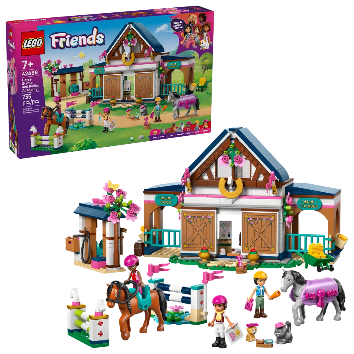 LEGO 42688 FRIENDS - HORSE STABLE AND RIDING ACADEMY