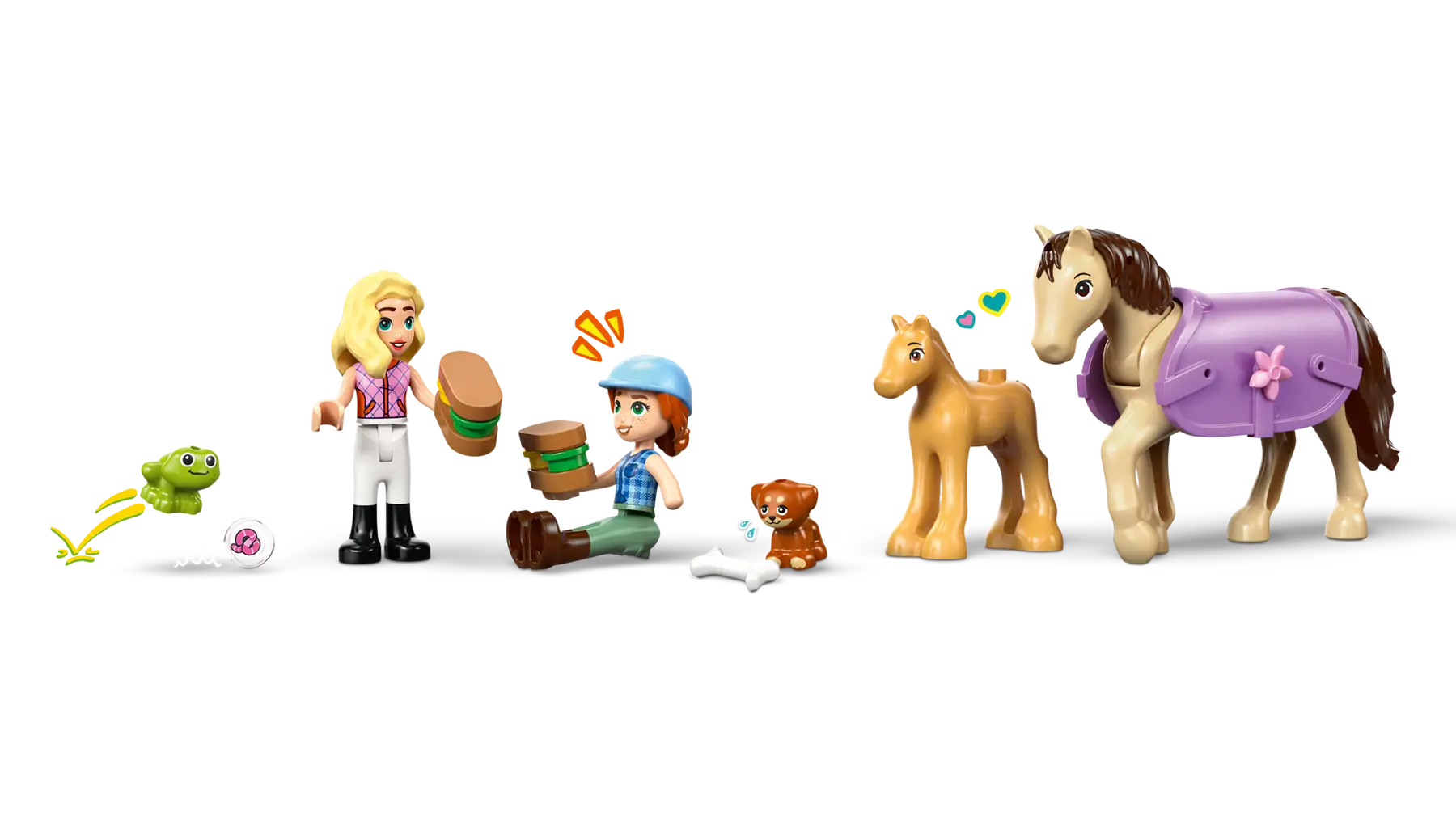 LEGO 42695 FRIENDS - HORSE AND BABY FOAL TRAILER - Image 4