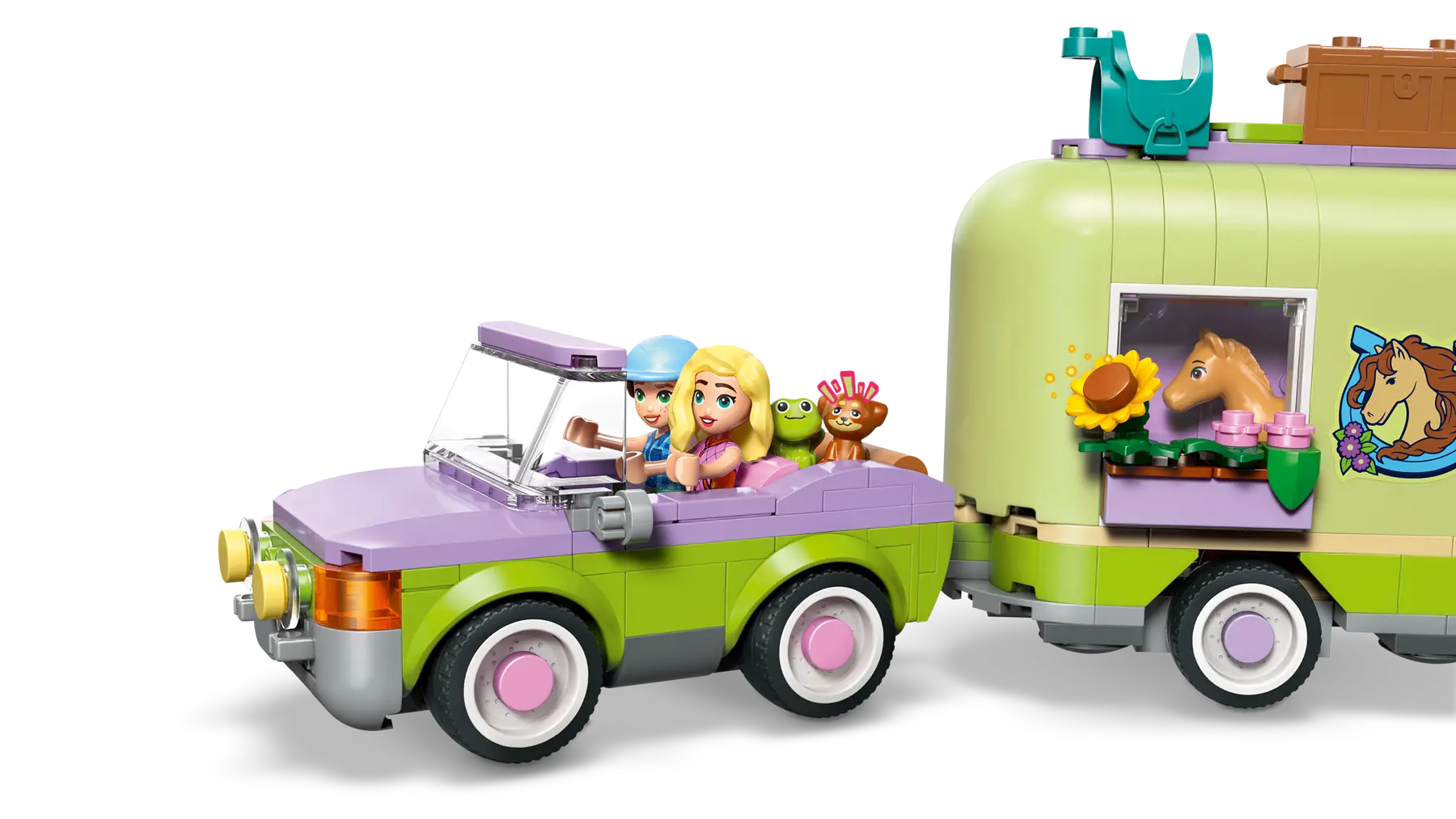 LEGO 42695 FRIENDS - HORSE AND BABY FOAL TRAILER - Image 5