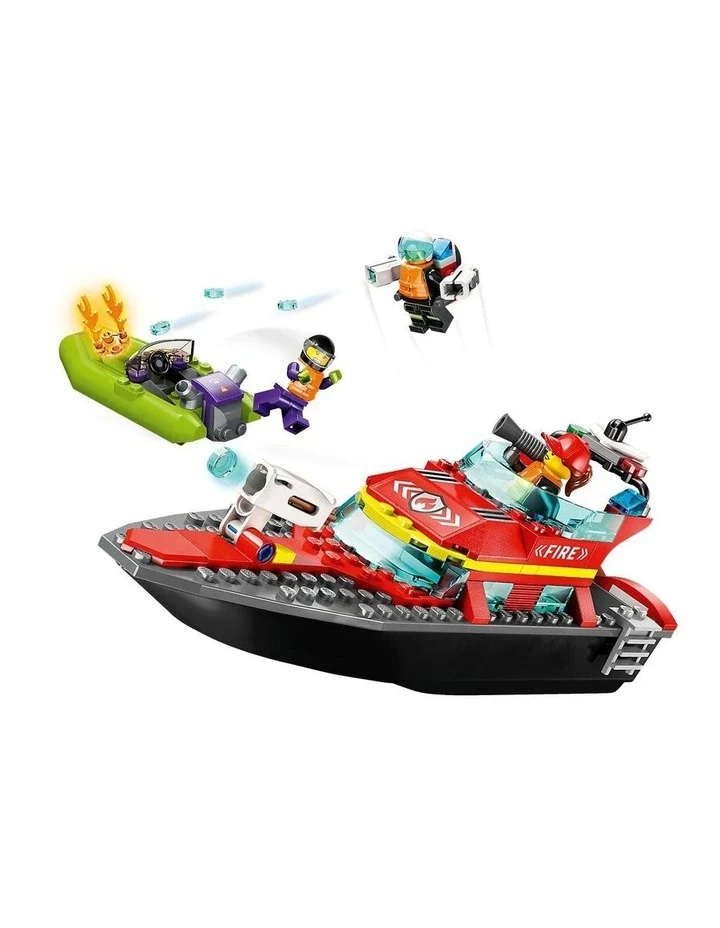 LEGO 60373 CITY FIRE RESCUE BOAT - Image 3