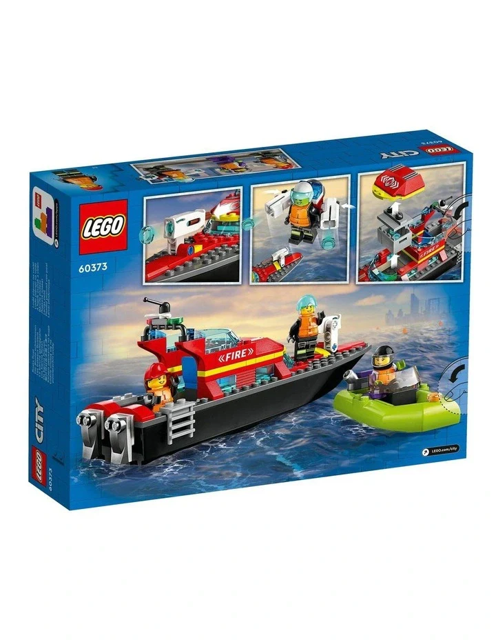 LEGO 60373 CITY FIRE RESCUE BOAT - Image 4