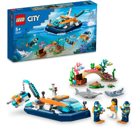 LEGO 60377 CITY - EXPLORER DIVING BOAT
