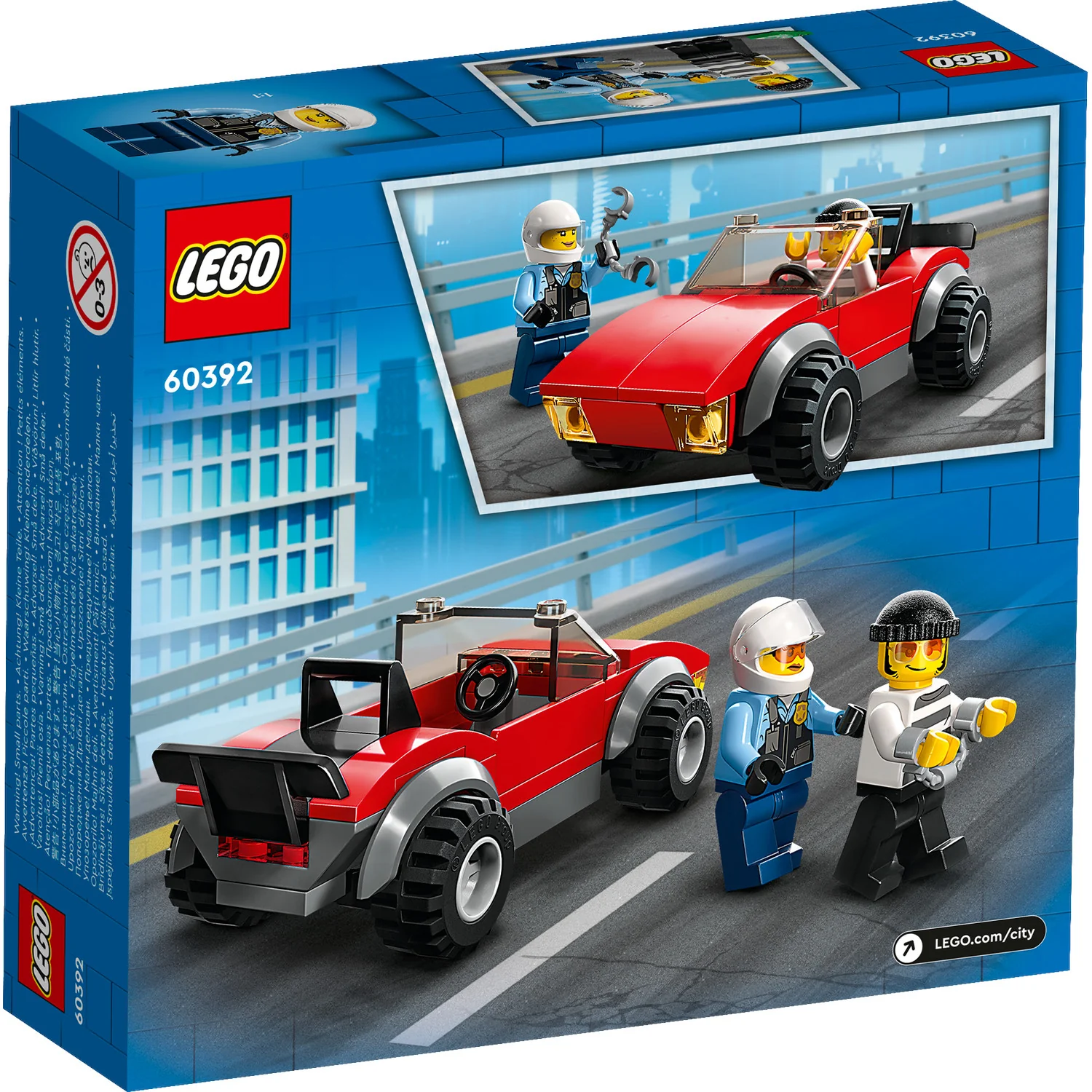LEGO 60392 CITY POLICE BIKE CAR CHASE - Image 7