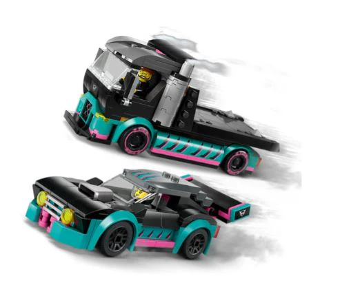 LEGO 60406 CITY - RACE CAR AND CAR CARRIER TRUCK - Image 4