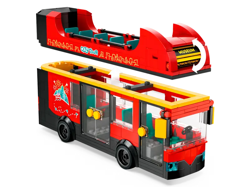 LEGO 60407 - RED DOUBLE-DECKER SIGHTSEEING BUS - Image 4