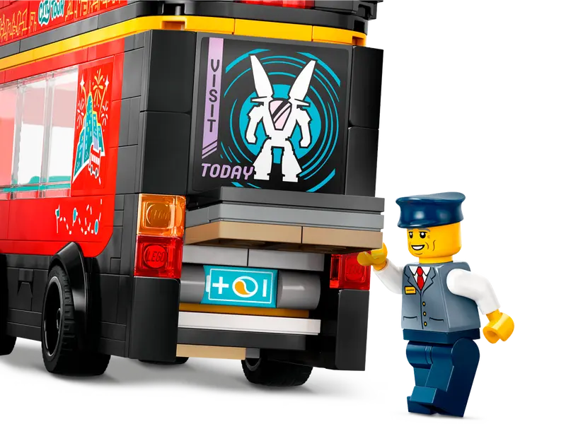 LEGO 60407 - RED DOUBLE-DECKER SIGHTSEEING BUS - Image 5