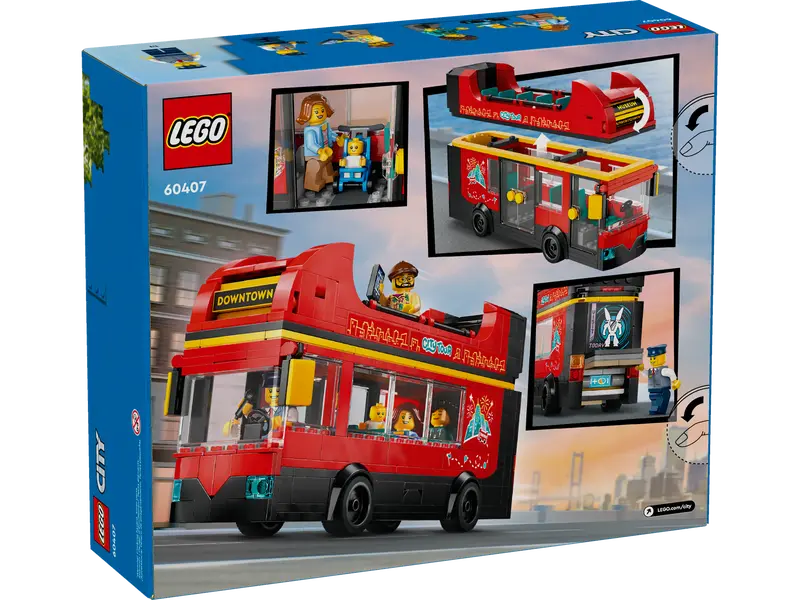LEGO 60407 - RED DOUBLE-DECKER SIGHTSEEING BUS - Image 8