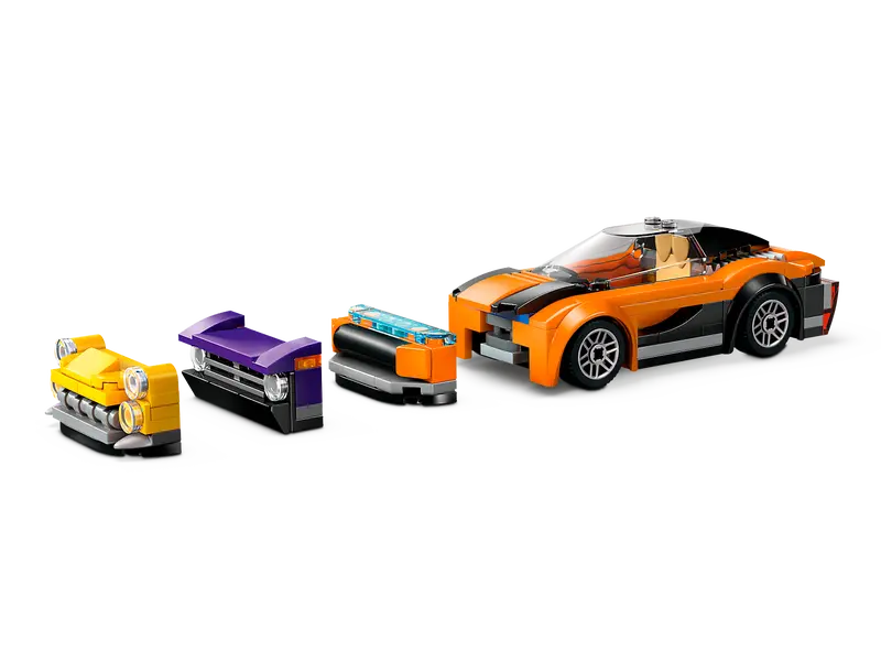 LEGO 60408 CITY - CAR TRANSPORTER TRUCK WITH SPORTS CARS - Image 4