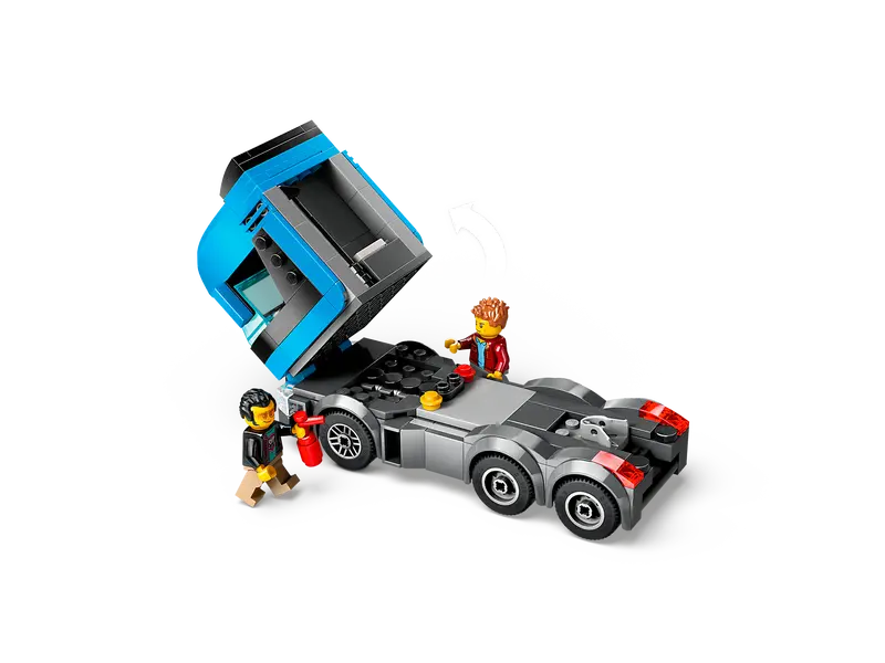 LEGO 60408 CITY - CAR TRANSPORTER TRUCK WITH SPORTS CARS - Image 5