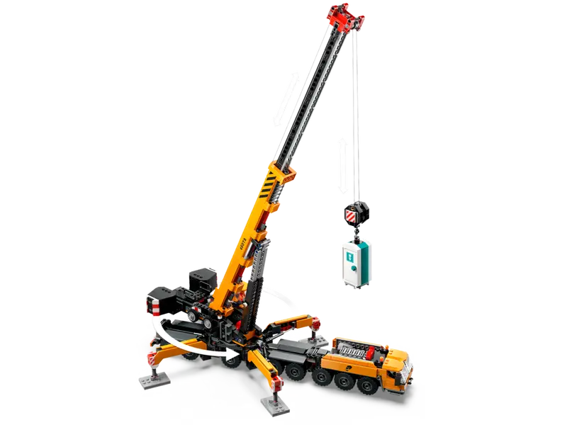 LEGO 60409 - YELLOW MOBILE CONSTRUCTION CRANE - Image 5