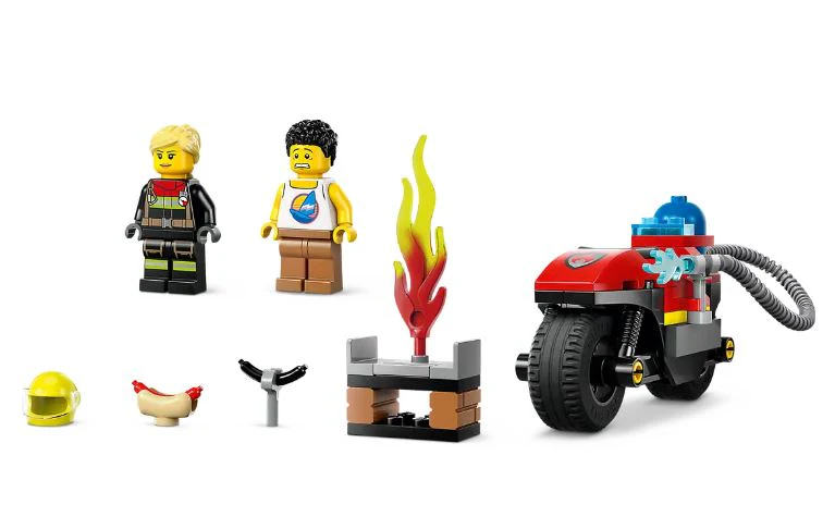 LEGO 60410 FIRE RESCUE MOTORCYCLE - Image 3