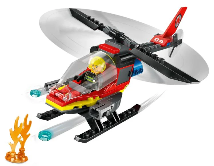 LEGO 60411 CITY - FIRE RESCUE HELICOPTER - Image 3