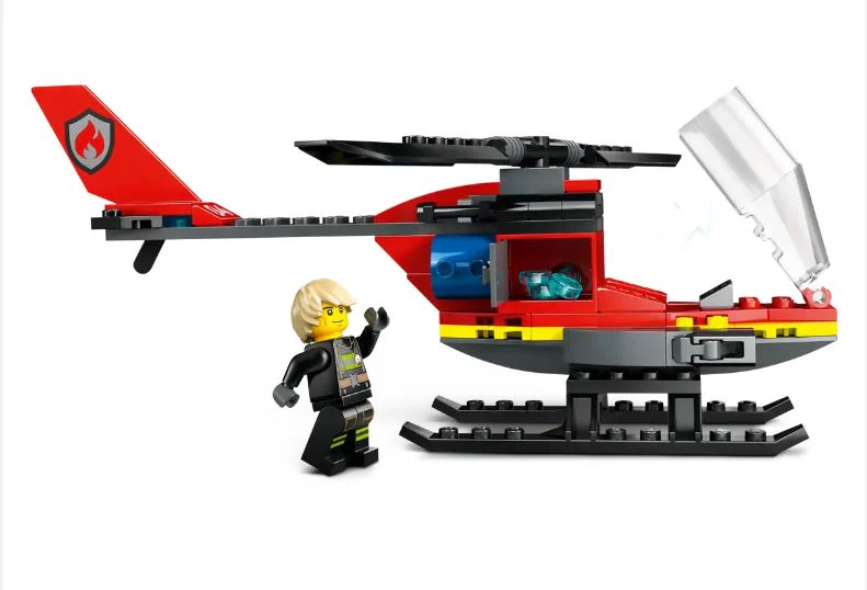 LEGO 60411 CITY - FIRE RESCUE HELICOPTER - Image 4