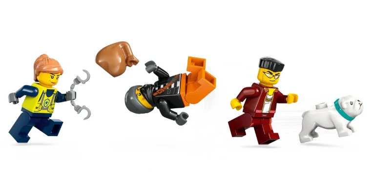LEGO 60417 - CITY - POLICE SPEEDBOAT AND CROOKS HIDEOUT - Image 6