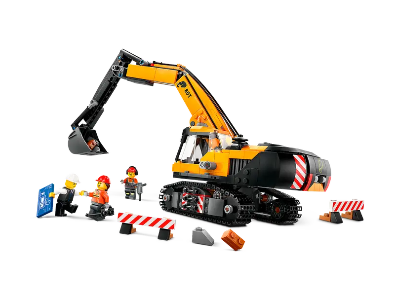 LEGO 60420 CITY - YELLOW CONSTRUCTION EXCAVATOR - Image 4