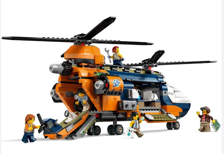 LEGO 60437 CITY - JUNGLE EXPLORER HELICOPTER AT BASE CAMP - Image 3