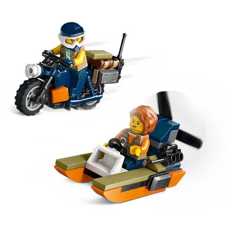 LEGO 60437 CITY - JUNGLE EXPLORER HELICOPTER AT BASE CAMP - Image 5