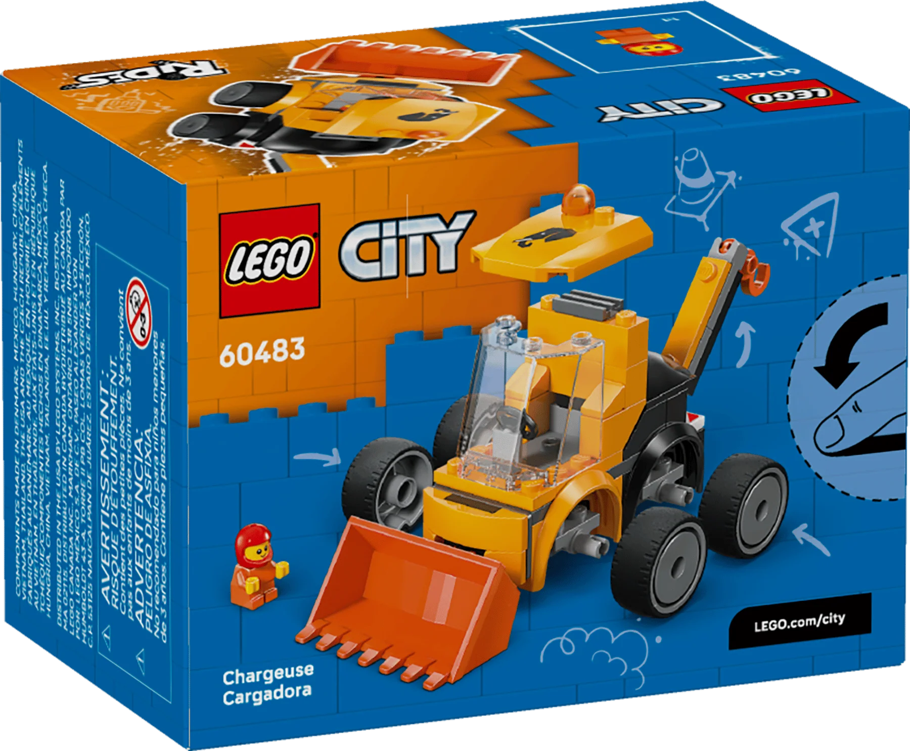 LEGO 60483 CITY - CONSTRUCTION LOADER - Image 3