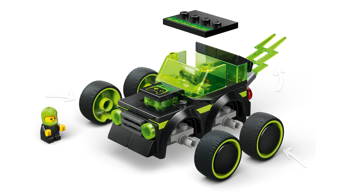 LEGO 60484 CITY RIDES - GAMING RACE CAR - Image 4
