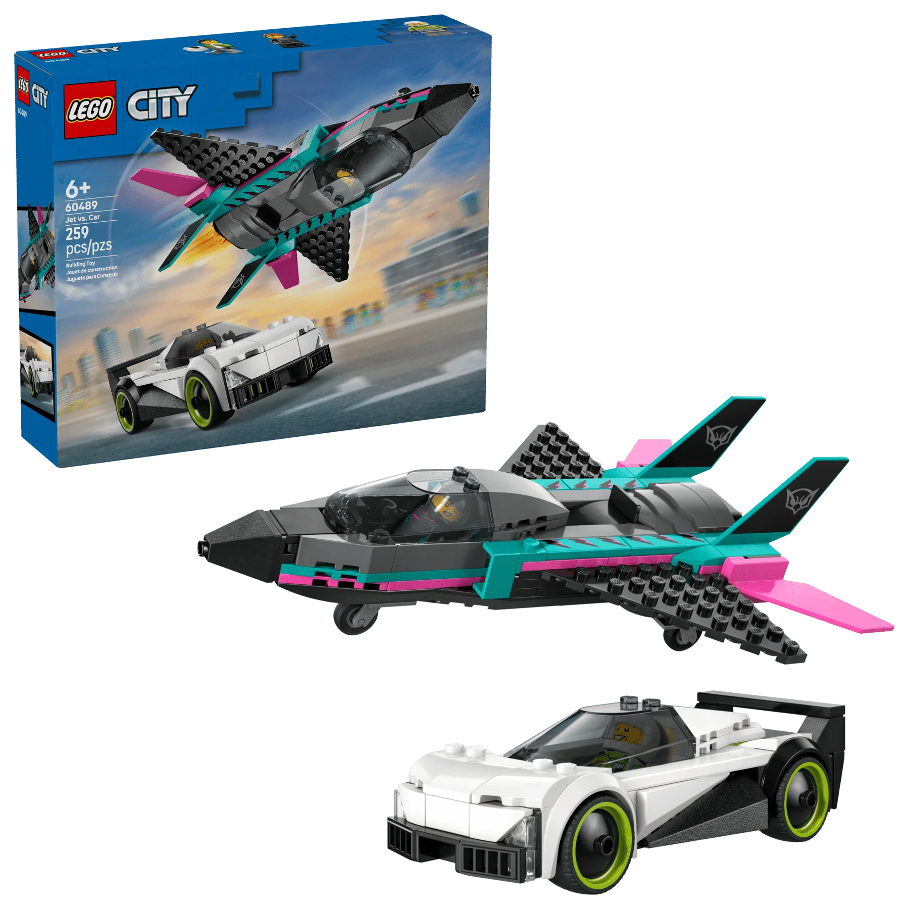 LEGO 60489 CITY - JET VS CAR