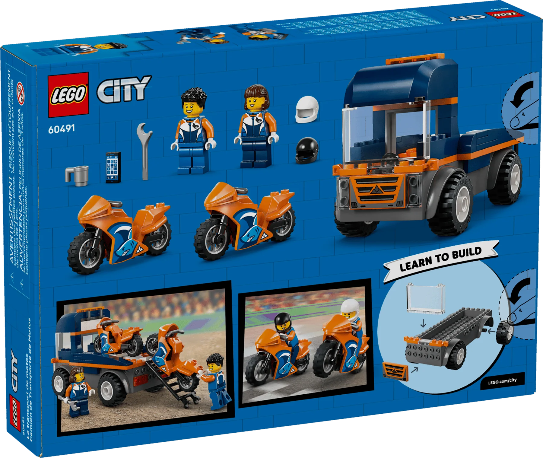 LEGO 60491 CITY - MOTORCYCLE TRANSPORTER - Image 8