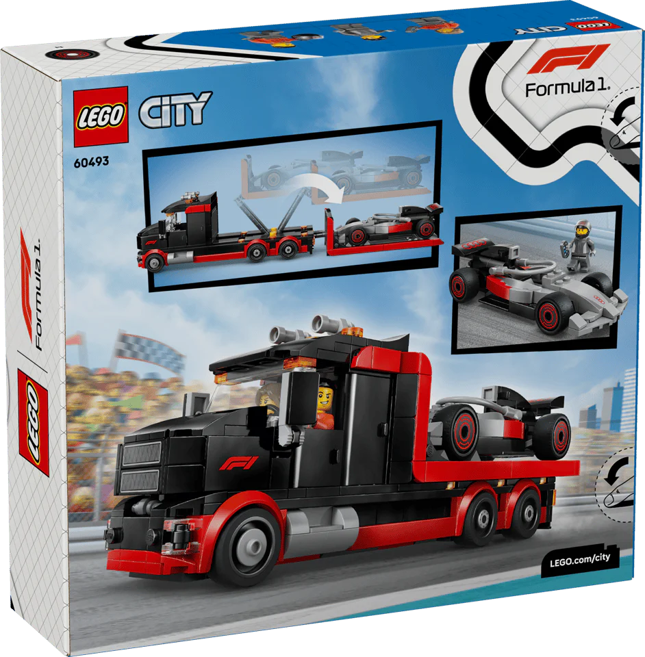 LEGO 60493 CITY - F1 DISPLAY TRUCK WITH AUDI F1 RACE CAR - Image 8