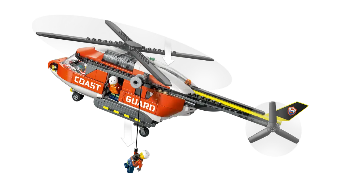 LEGO 60503 CITY - COAST GUARD HELICOPTER - Image 3