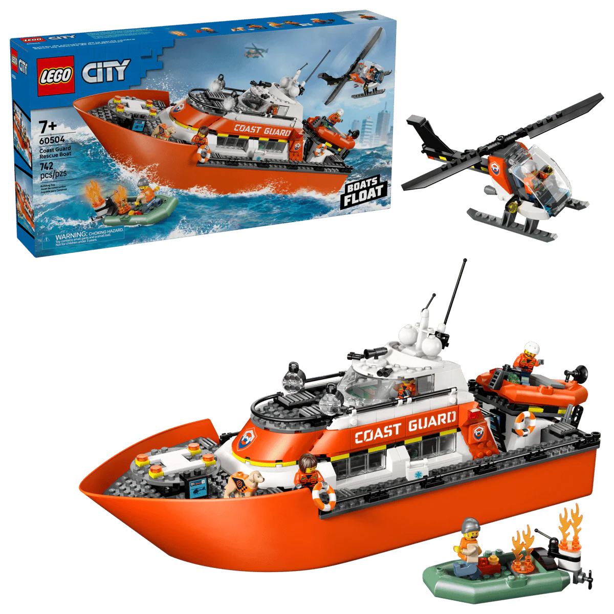 LEGO 60504 CITY - COAST GUARD RESCUE BOAT
