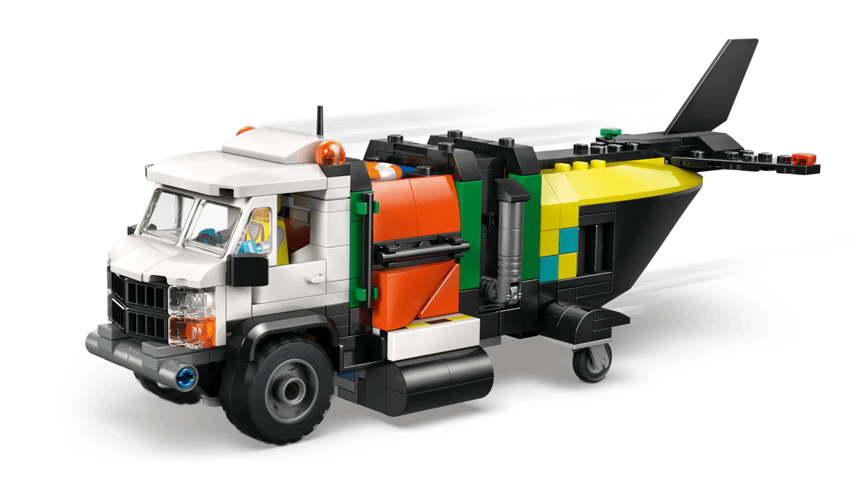 LEGO 60505 CITY - AIRPLANE, SERVICE TRUCK AND HOVERCRAFT REMIX - Image 3