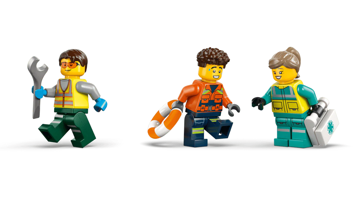 LEGO 60505 CITY - AIRPLANE, SERVICE TRUCK AND HOVERCRAFT REMIX - Image 6