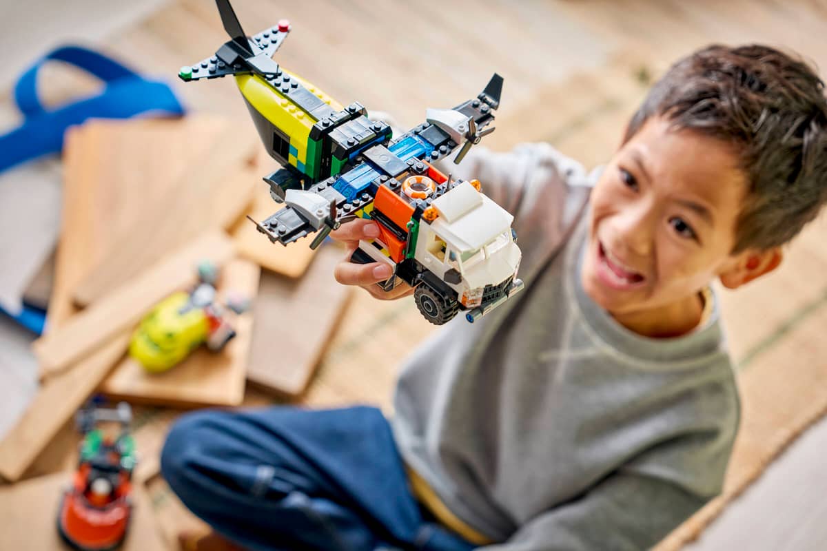 LEGO 60505 CITY - AIRPLANE, SERVICE TRUCK AND HOVERCRAFT REMIX - Image 8