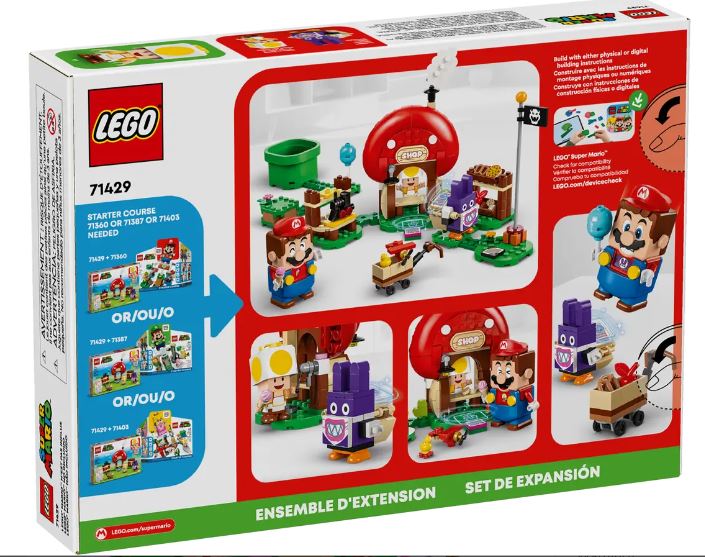 LEGO 71429 SUPER MARIO - NABBIT AT TOADS SHOP EXPANSION SET - Image 4